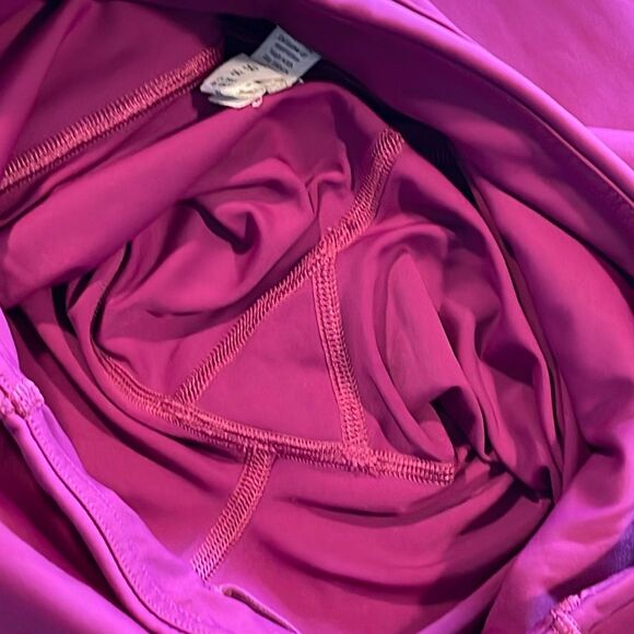 Lululemon X Peloton Women Together We Go Far Fast Free Legging Fuchsia Sz 4 NWOT - Picture 10 of 11